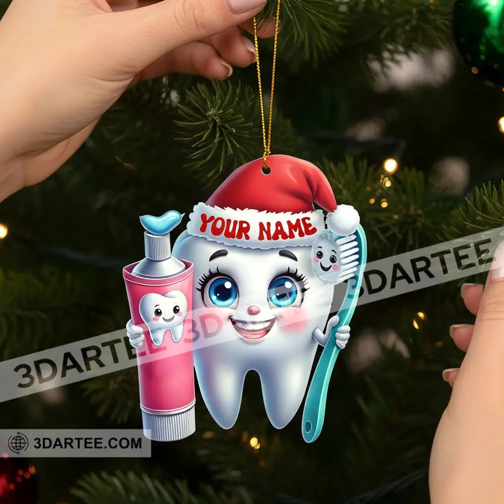 Beautiful Teeth Home Decor Christmas Ornament Personalized Ornament Ornament