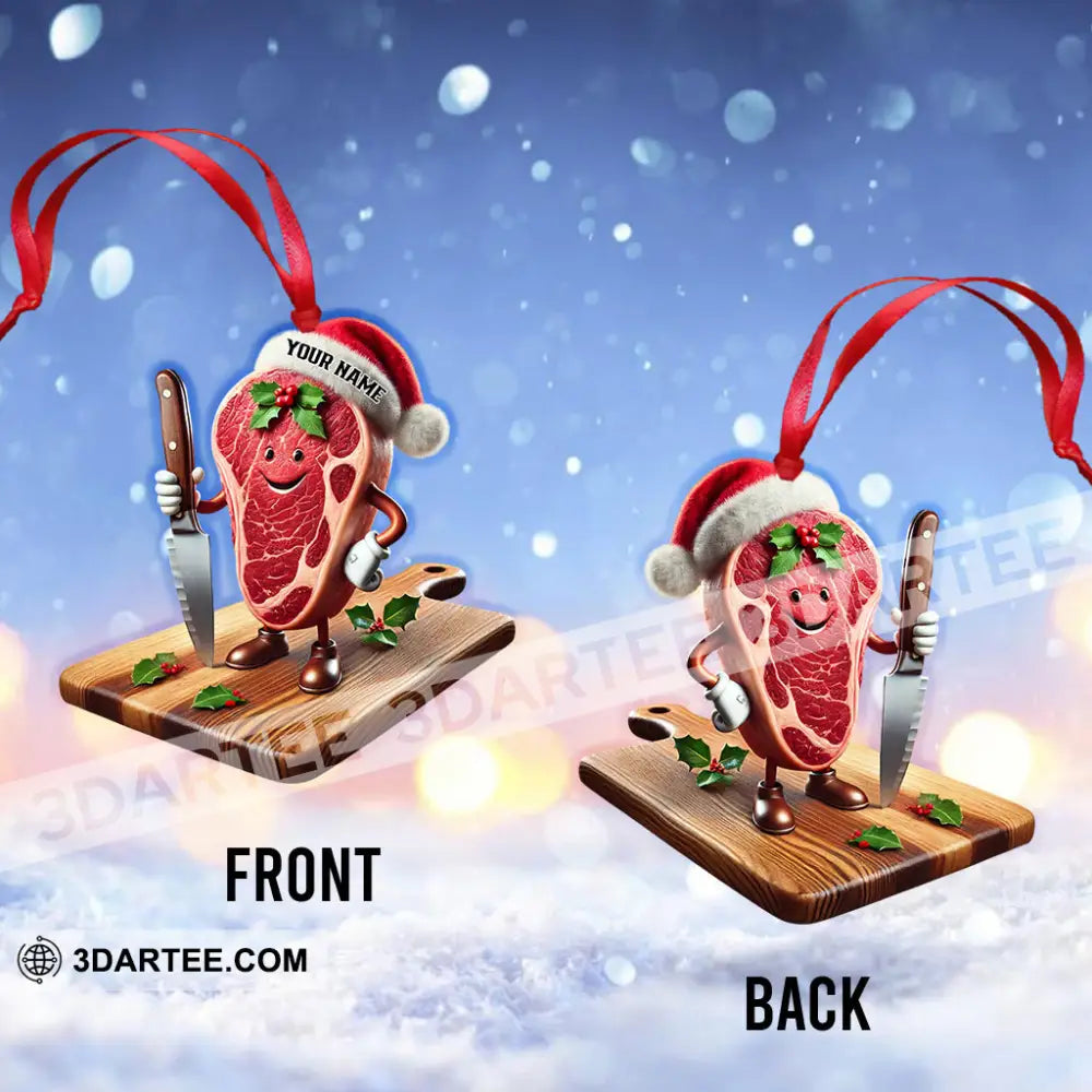 Beef Home Decor Christmas Ornament Personalized Ornament Ornament