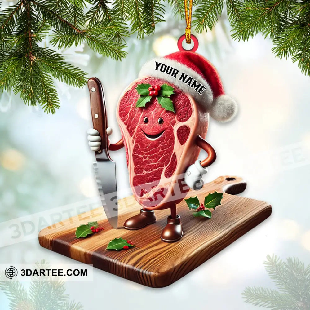 Beef Home Decor Christmas Ornament Personalized Ornament Ornament