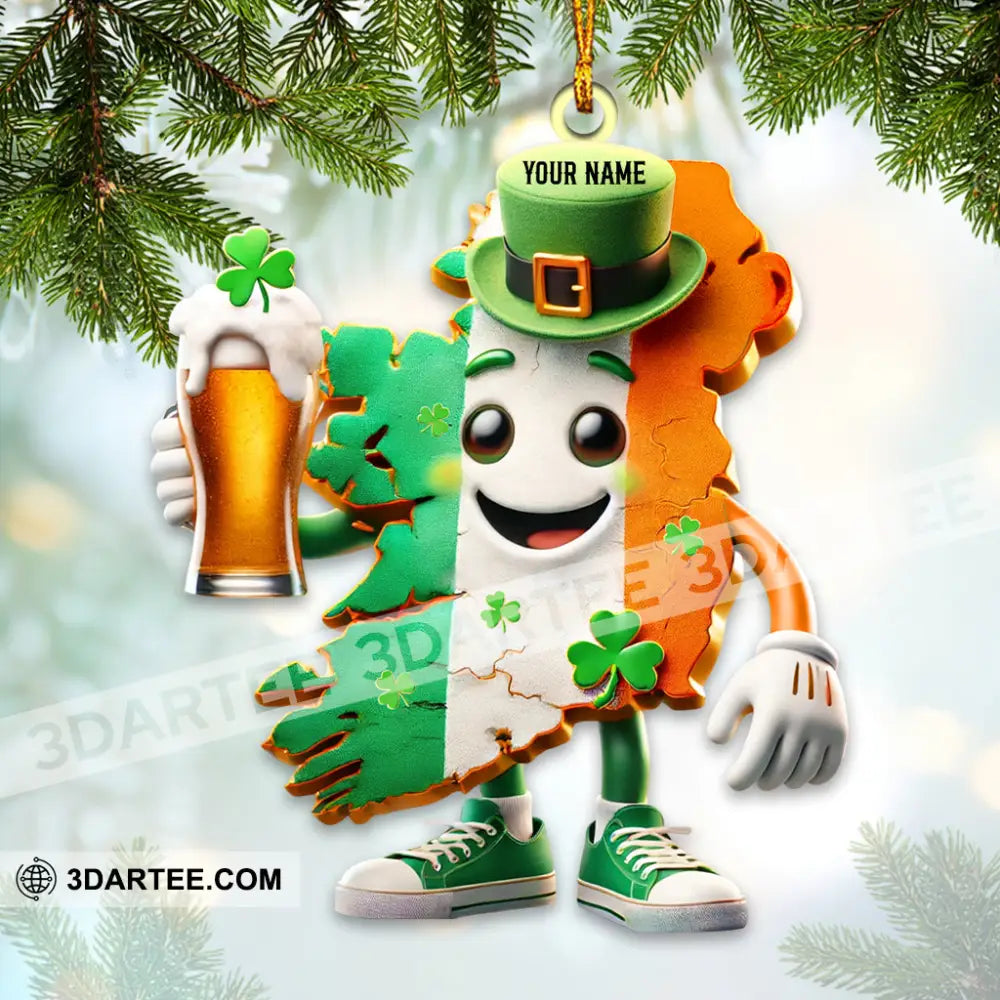 Beer Party ST.Patrick’s Day Home Decor Christmas Ornament Personalized Ornament Ornament