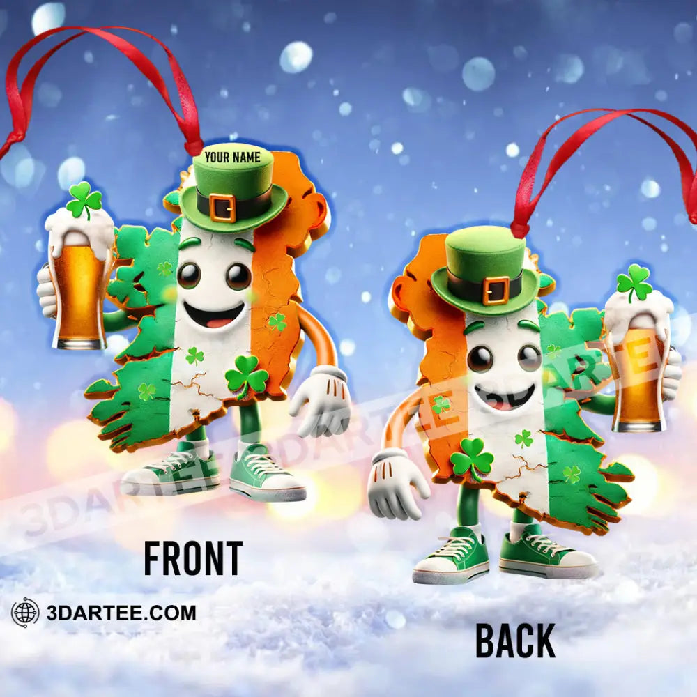 Beer Party ST.Patrick’s Day Home Decor Christmas Ornament Personalized Ornament Ornament