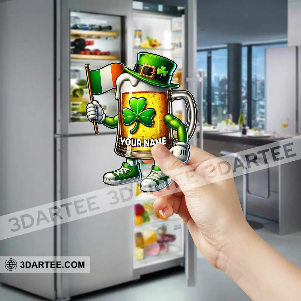 Beer Patrick’s Day Fridge Magnet - Personalized 3.54’’ / 1 Piece