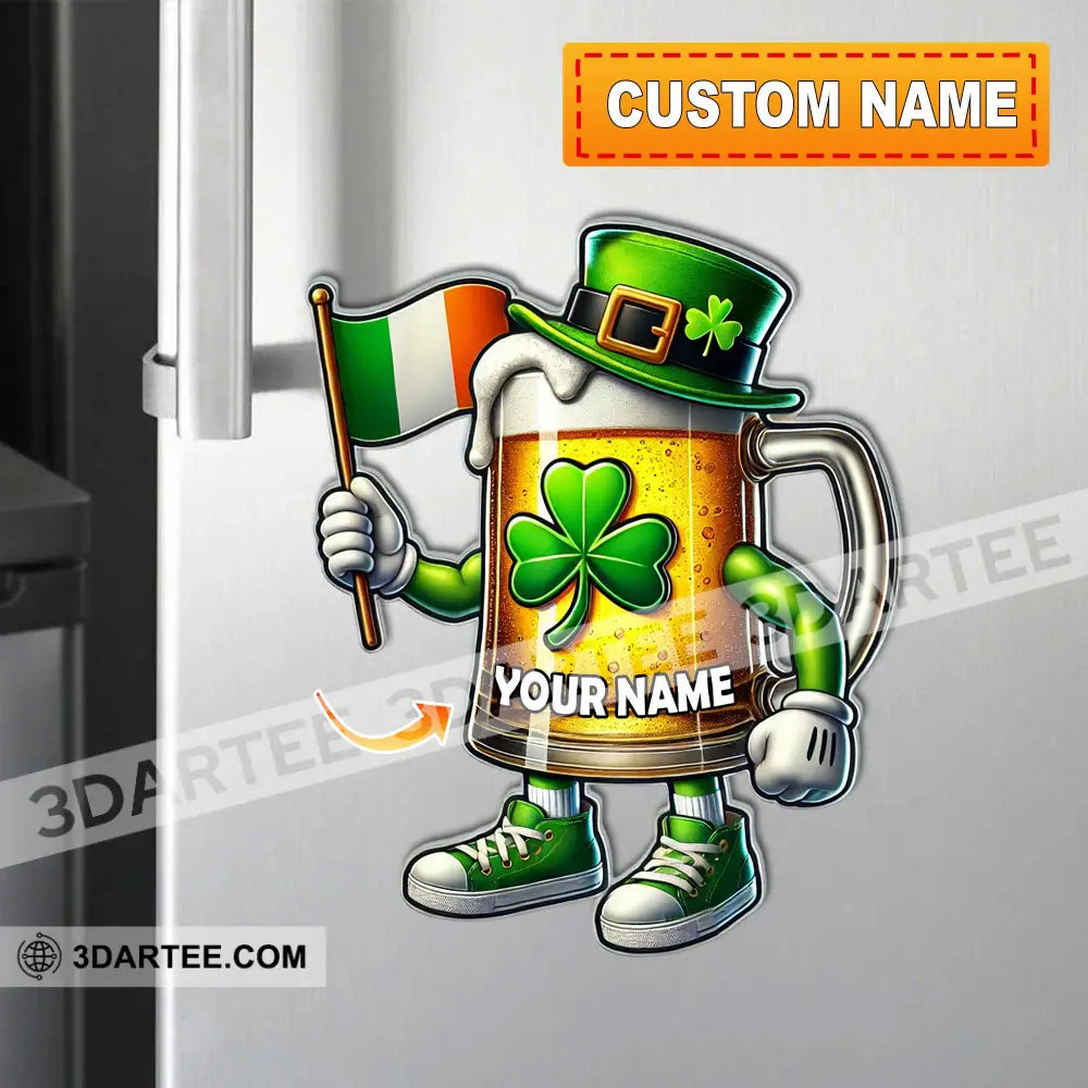 Beer Patrick’s Day Fridge Magnet - Personalized