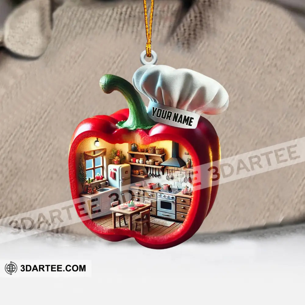 Bell Pepper Christmas Ornament Personalized Ornament Ornament