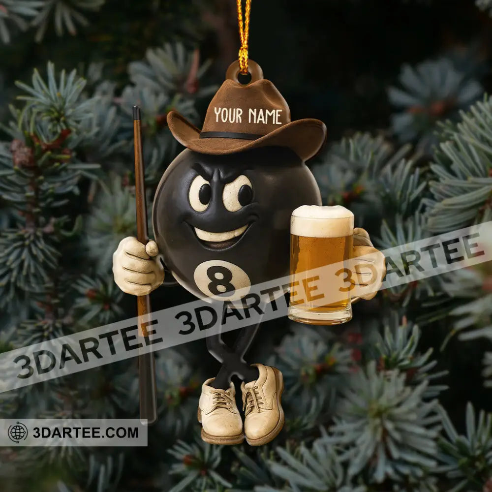 Billboard No.8 Ball Christmas Home Decor Christmas Ornament Personalized Ornament Ornament