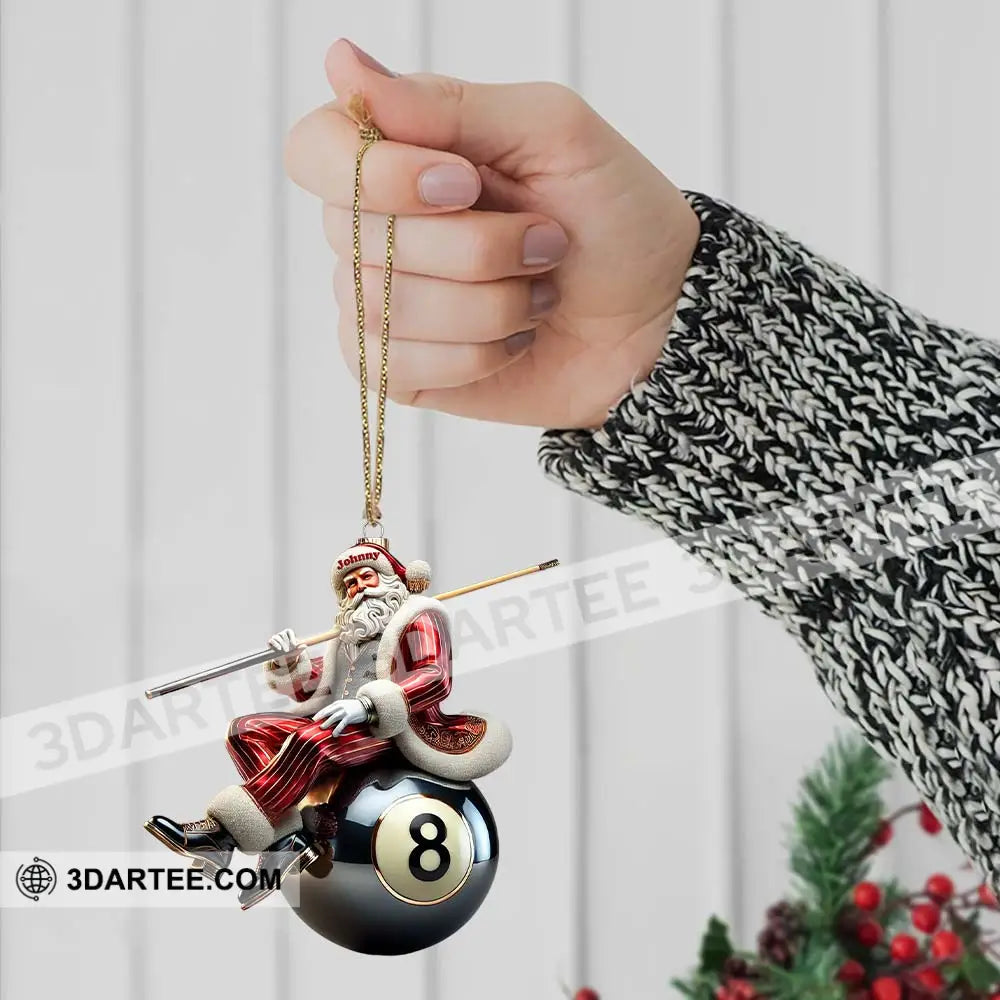 Billiard Christmas Ornament Personalized Ornament Ornament