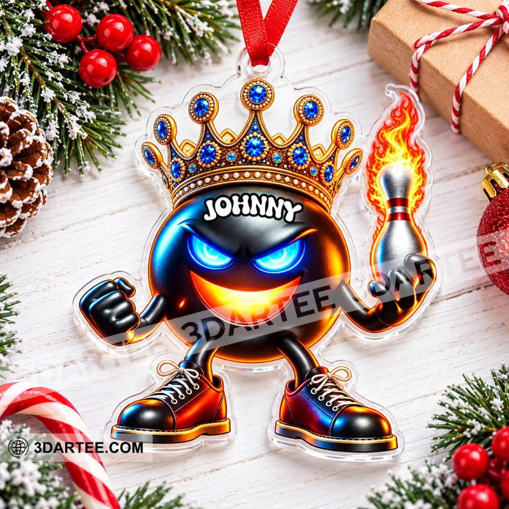 Bowling Home Decor Christmas Ornament Personalized Ornament - Ornament