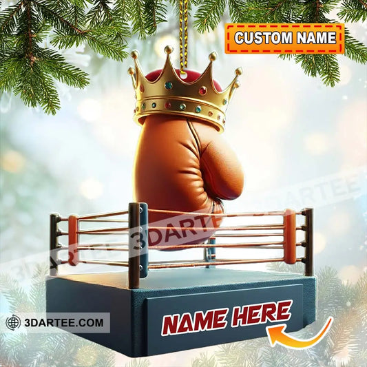 Boxing Home Decor Christmas Ornament Personalized Ornament 3.54’’ / 1 Ornament Ornament