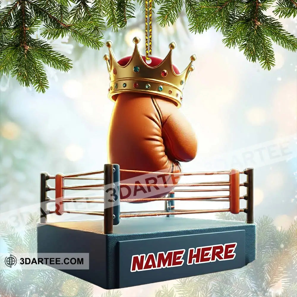 Boxing Home Decor Christmas Ornament Personalized Ornament Ornament