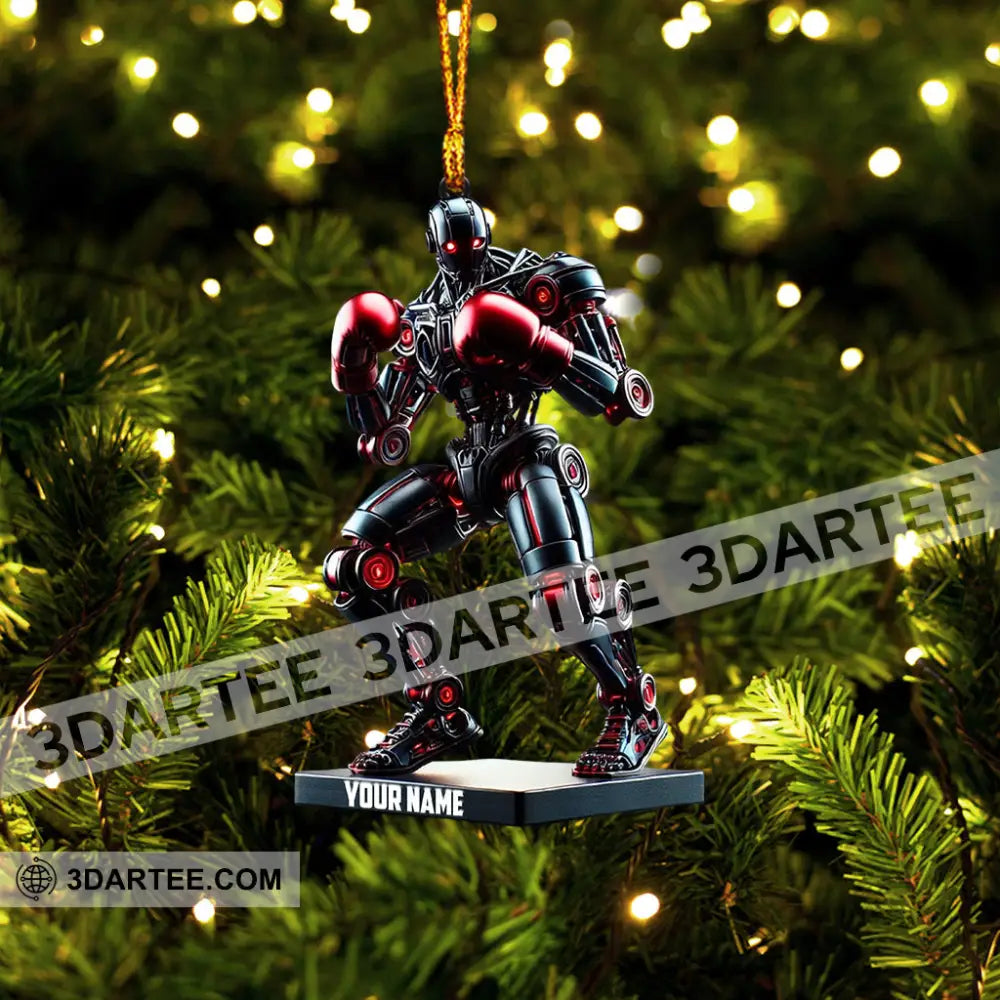Boxing Home Decor Christmas Ornament Personalized Ornament Ornament