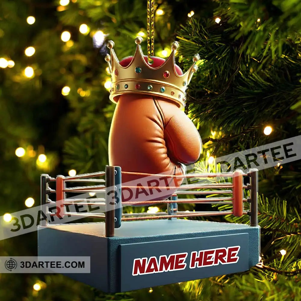 Boxing Home Decor Christmas Ornament Personalized Ornament Ornament