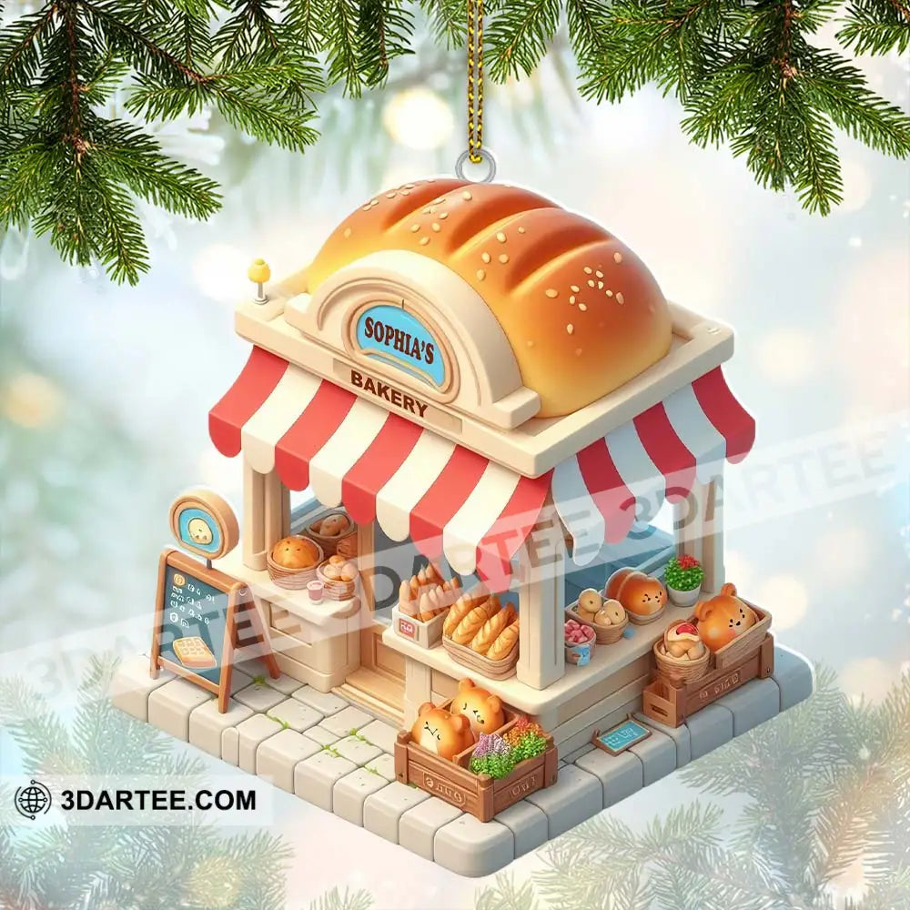 Bread Bakery Christmas Ornament Personalized Ornament Ornament