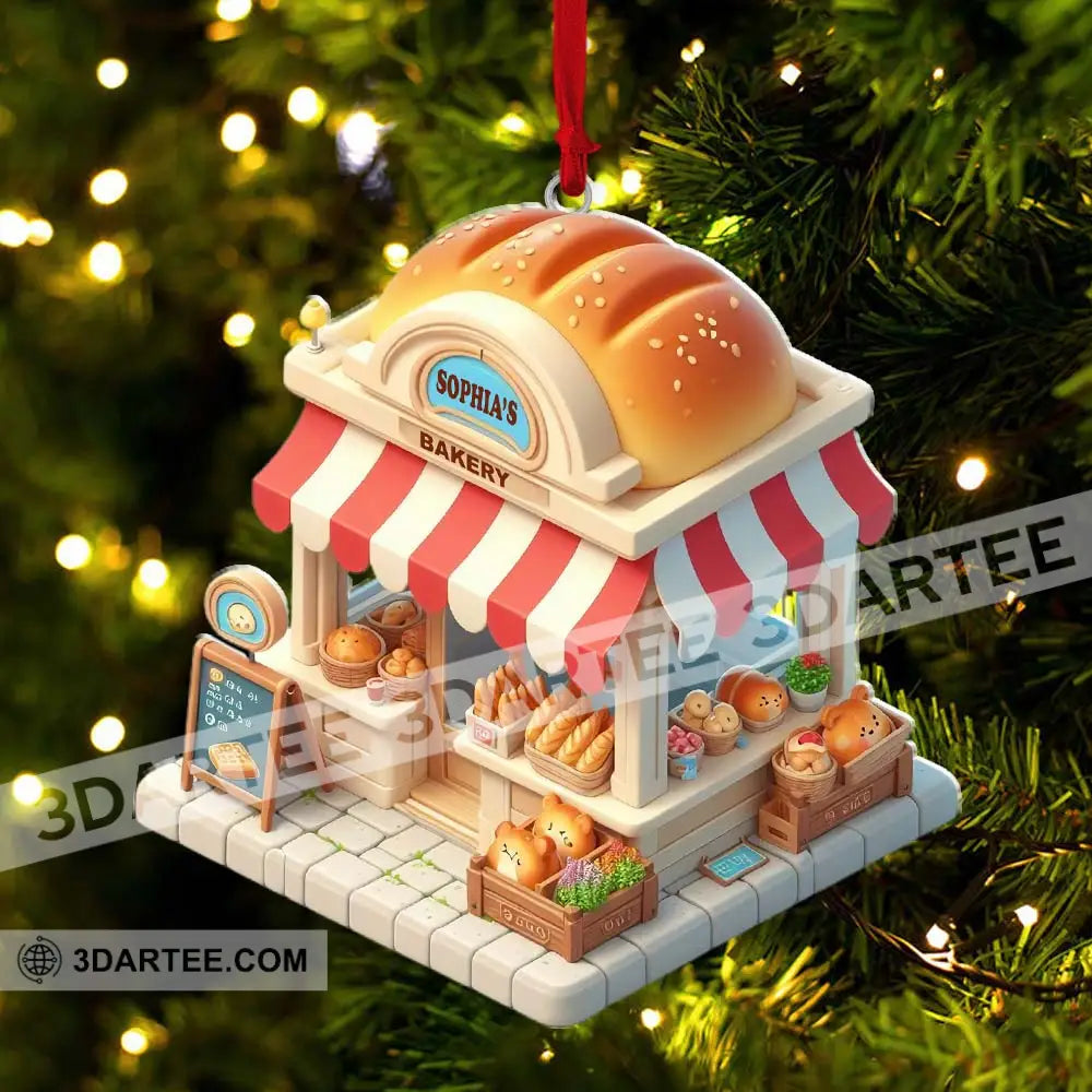 Bread Bakery Christmas Ornament Personalized Ornament Ornament