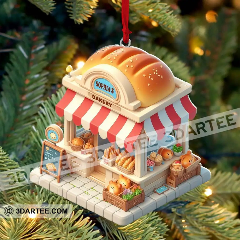 Bread Bakery Christmas Ornament Personalized Ornament Ornament
