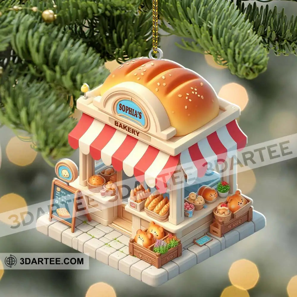Bread Bakery Christmas Ornament Personalized Ornament Ornament