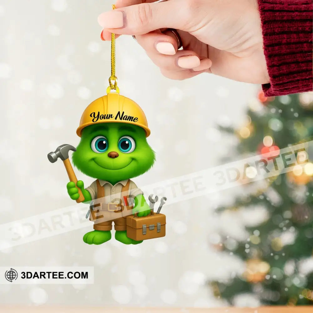 Builder Home Decor Christmas Ornament Personalized Ornament Ornament