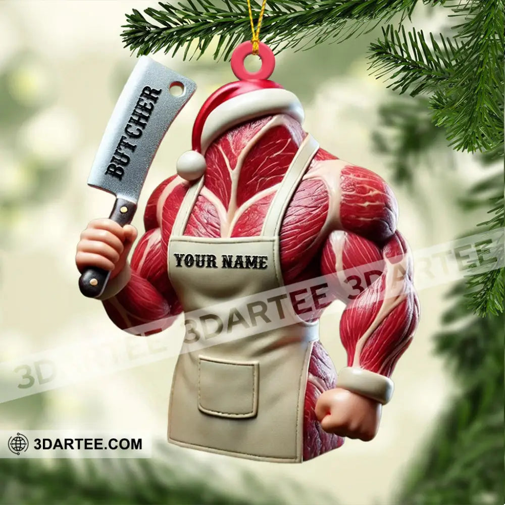 Butcher Christmas Ornament Personalized Ornament Ornament