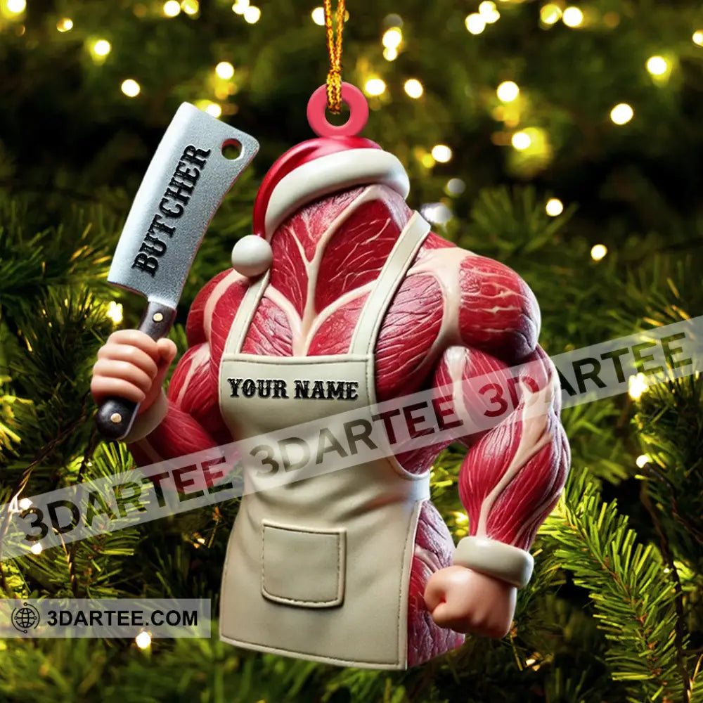 Butcher Christmas Ornament Personalized Ornament Ornament