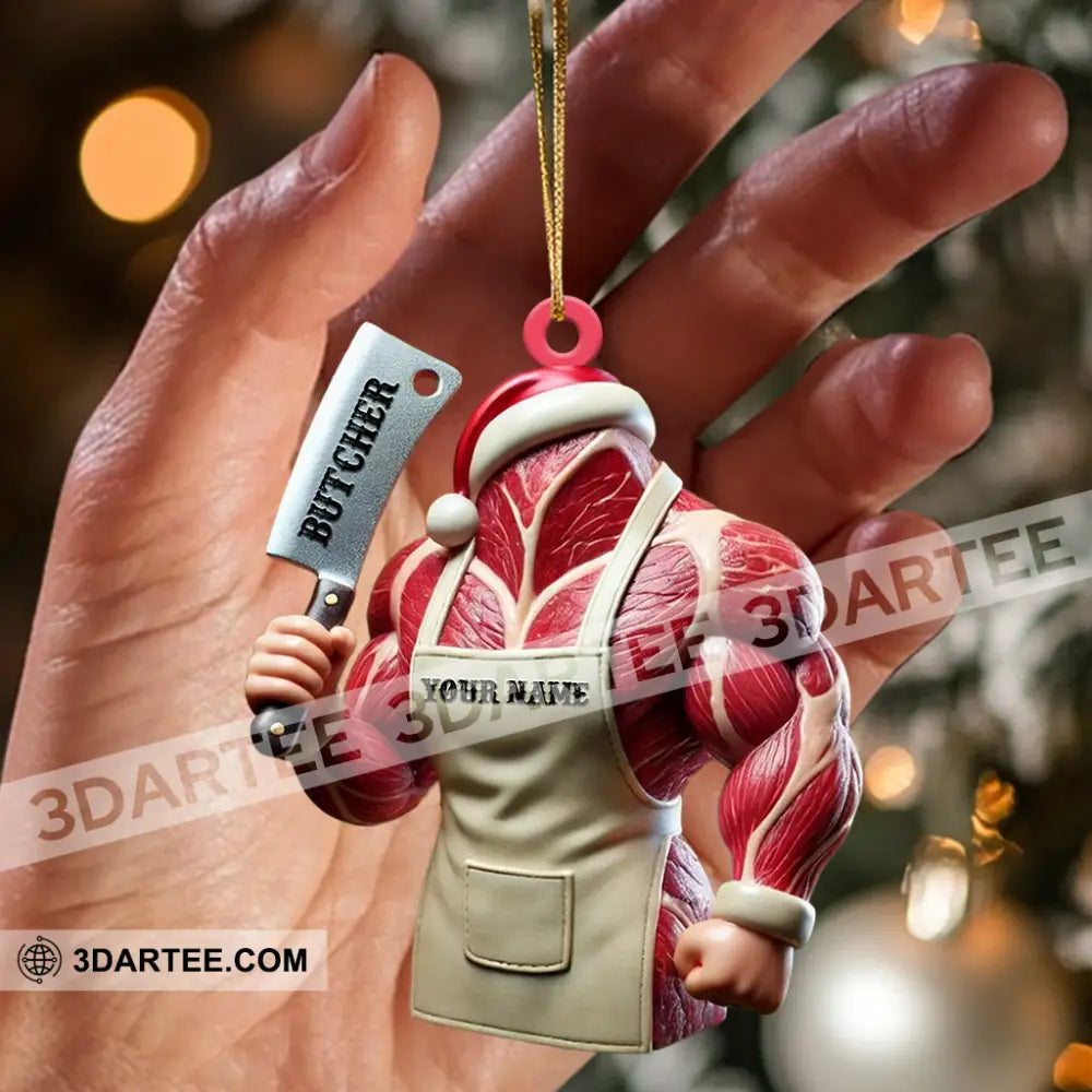 Butcher Christmas Ornament Personalized Ornament Ornament