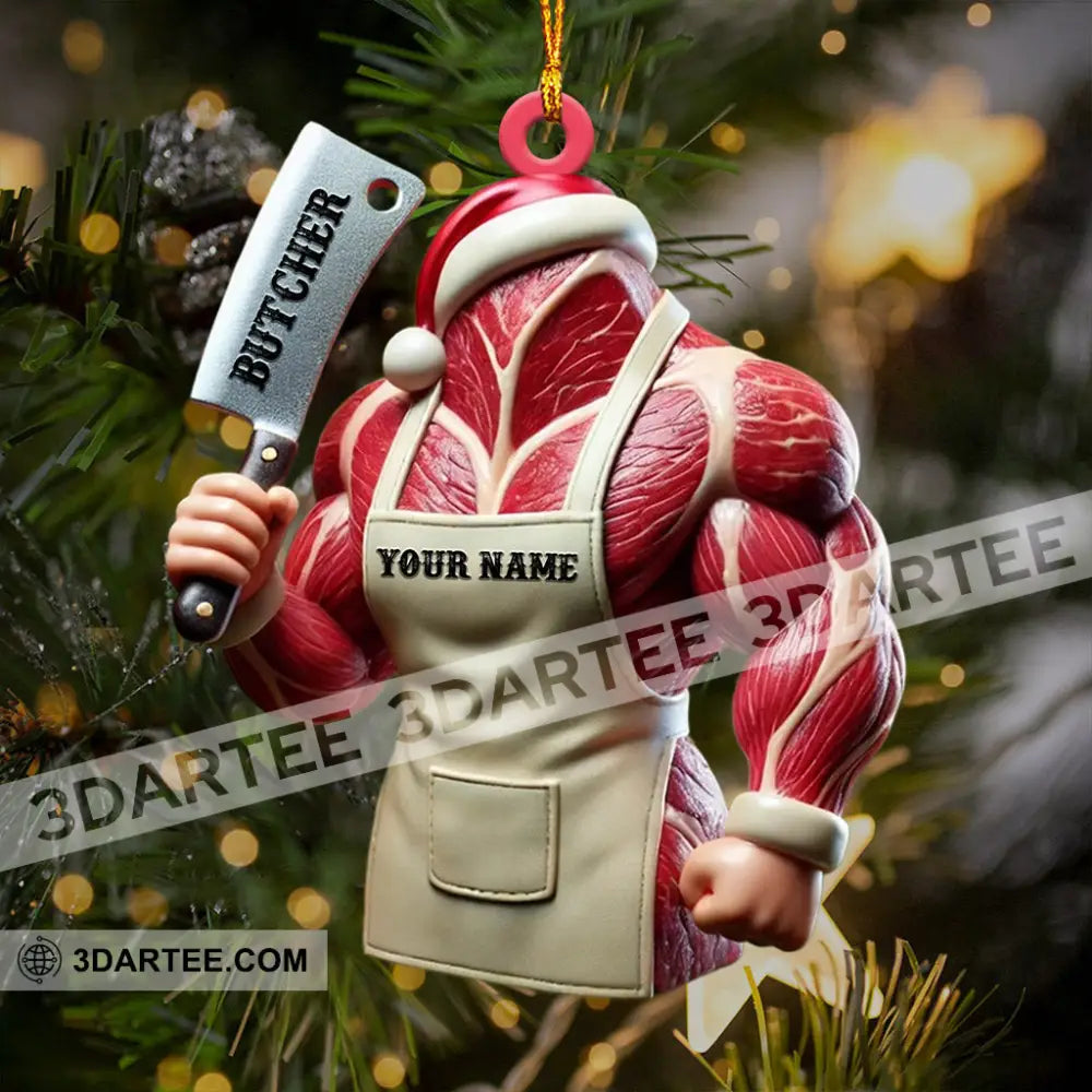 Butcher Christmas Ornament Personalized Ornament Ornament