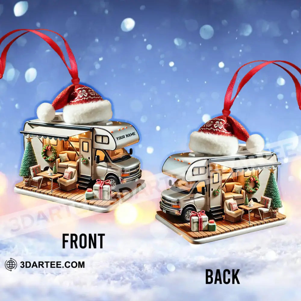 Camping Car Home Decor Christmas Ornament Personalized Ornament Ornament
