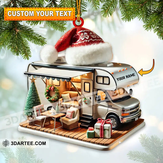 Camping Car Home Decor Christmas Ornament Personalized Ornament 3.54’’ / 1 Ornament Ornament