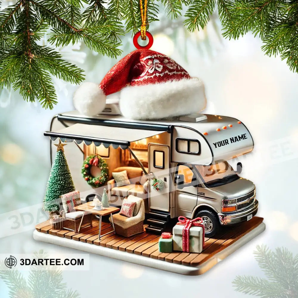 Camping Car Home Decor Christmas Ornament Personalized Ornament Ornament