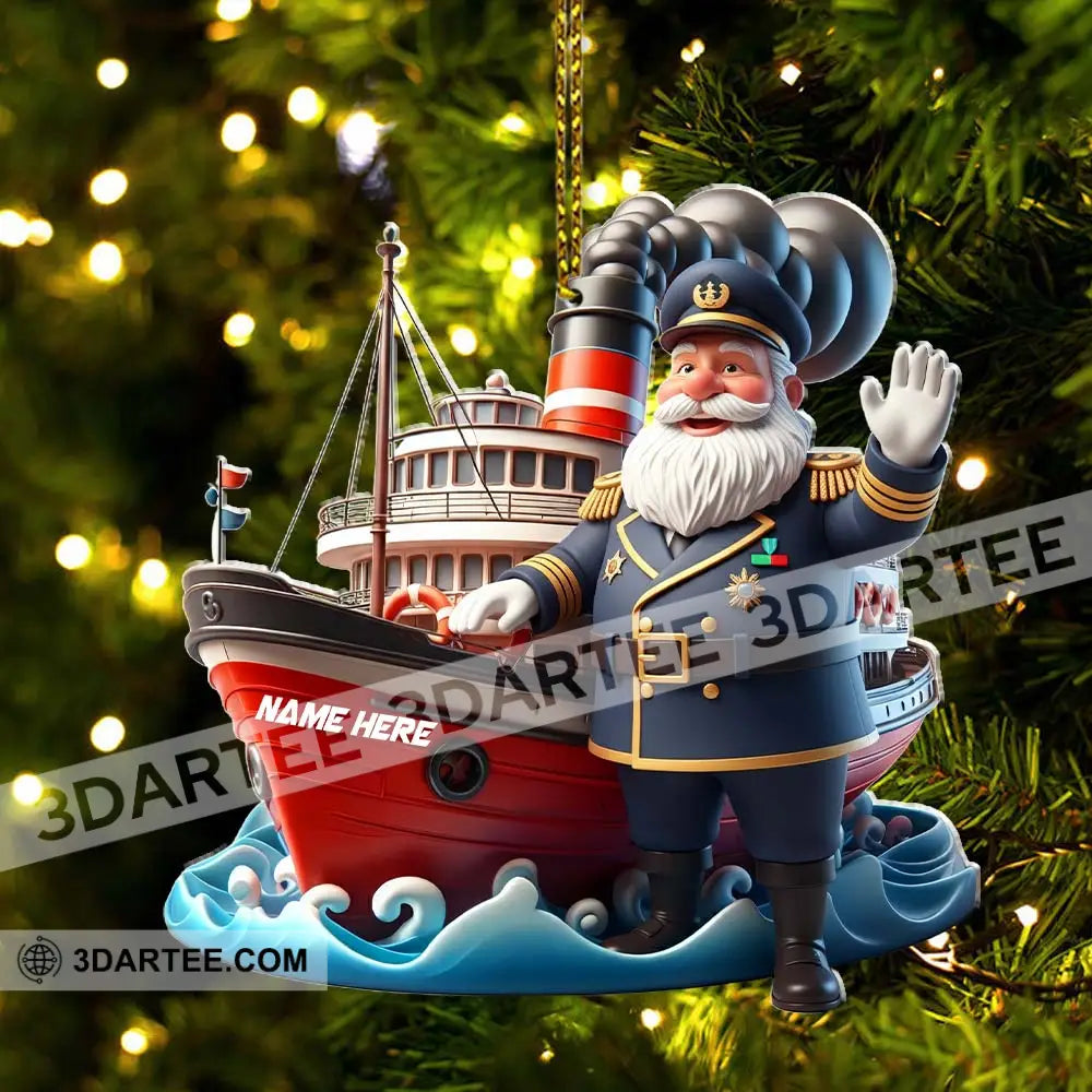 Captain Home Decor Christmas Ornament Personalized Ornament Ornament