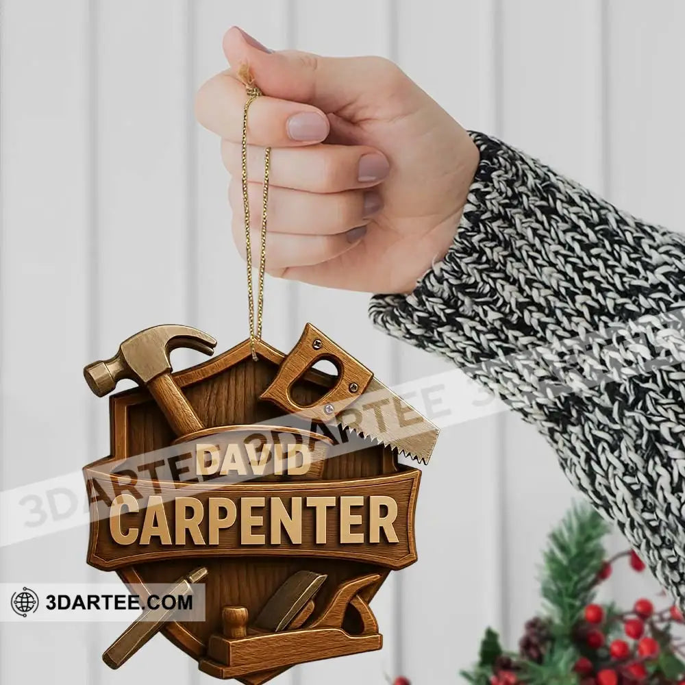 Carpenter Home Decor Christmas Ornament Personalized Ornament Ornament