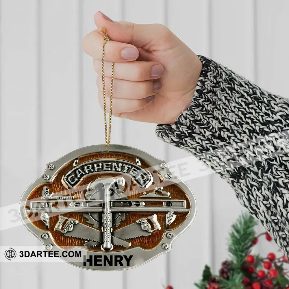 Carpenter Home Decor Christmas Ornament Personalized Ornament Ornament