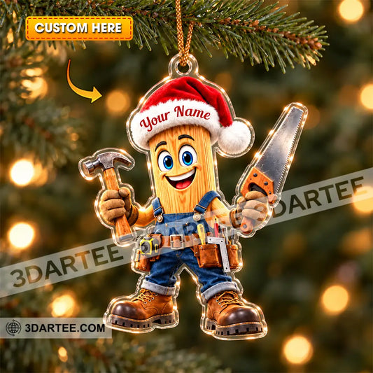 Carpenter Home Decor Christmas Ornament Personalized Ornament - 3.54’’ / 1 Ornament - Ornament