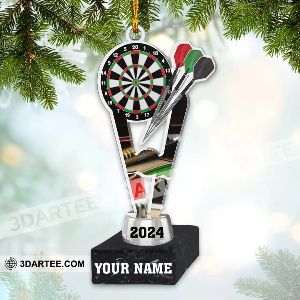 Champion Darts Cup Home Decor Christmas Ornament Personalized Ornament Ornament