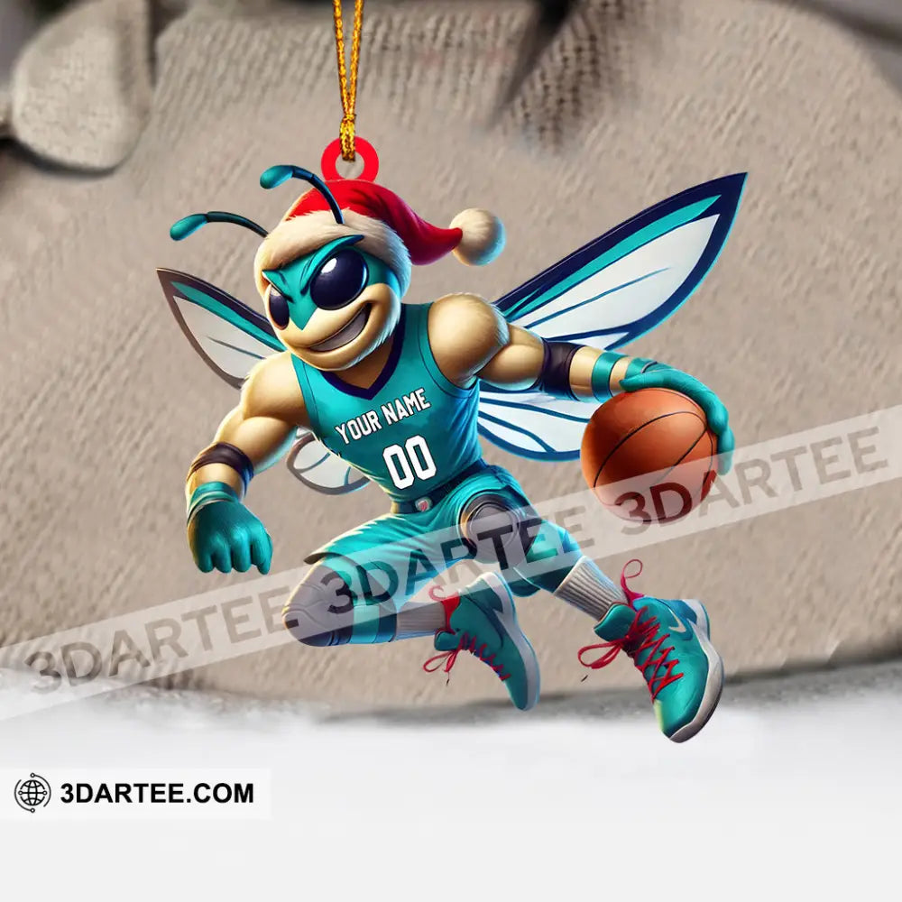Charlotte Hornets Basketball Christmas Ornament Personalized Ornament Ornament