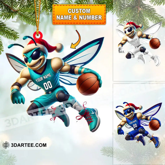 Charlotte Hornets Basketball Christmas Ornament Personalized Ornament 3.54’’ / 1 Ornament Ornament