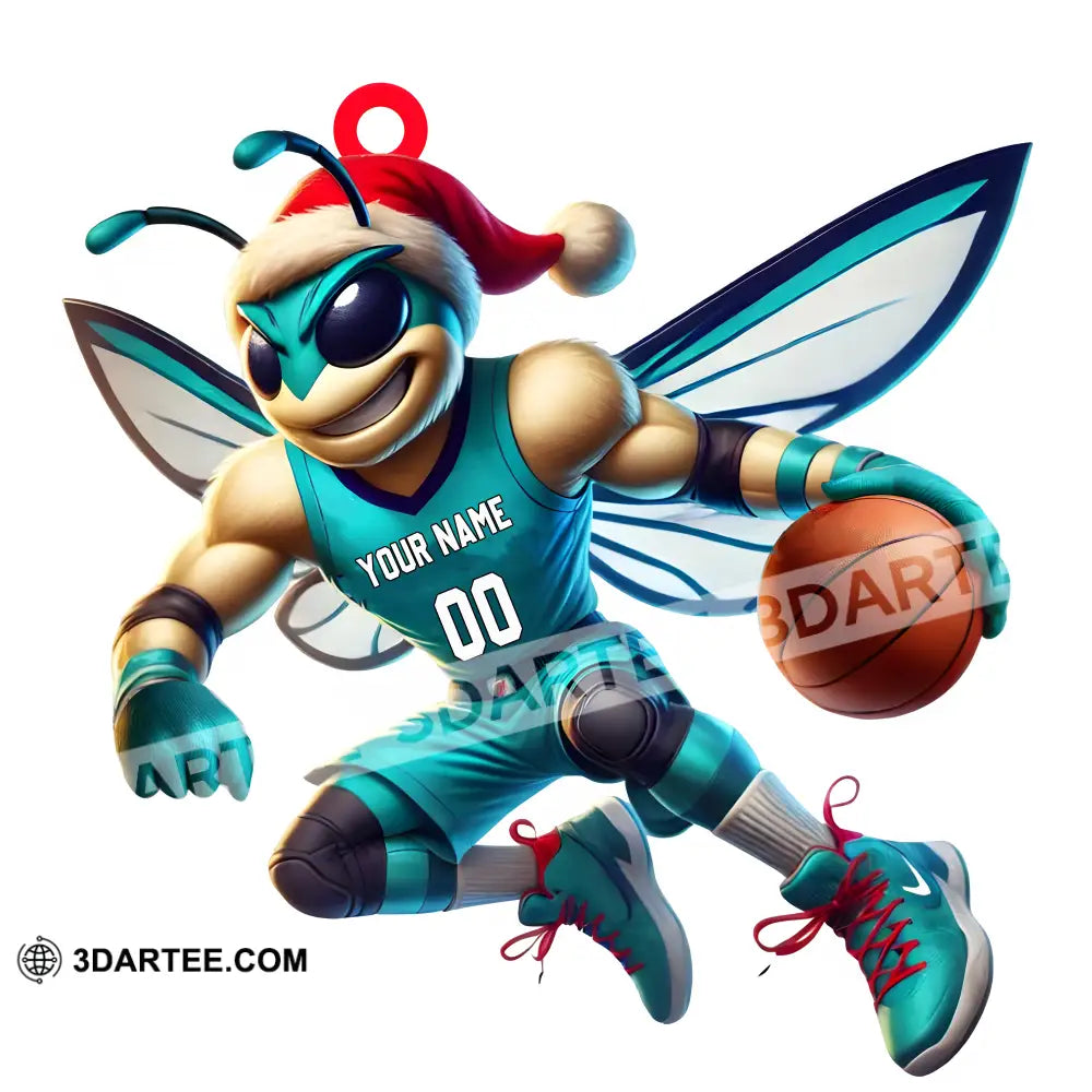 Charlotte Hornets Basketball Christmas Ornament Personalized Ornament Ornament