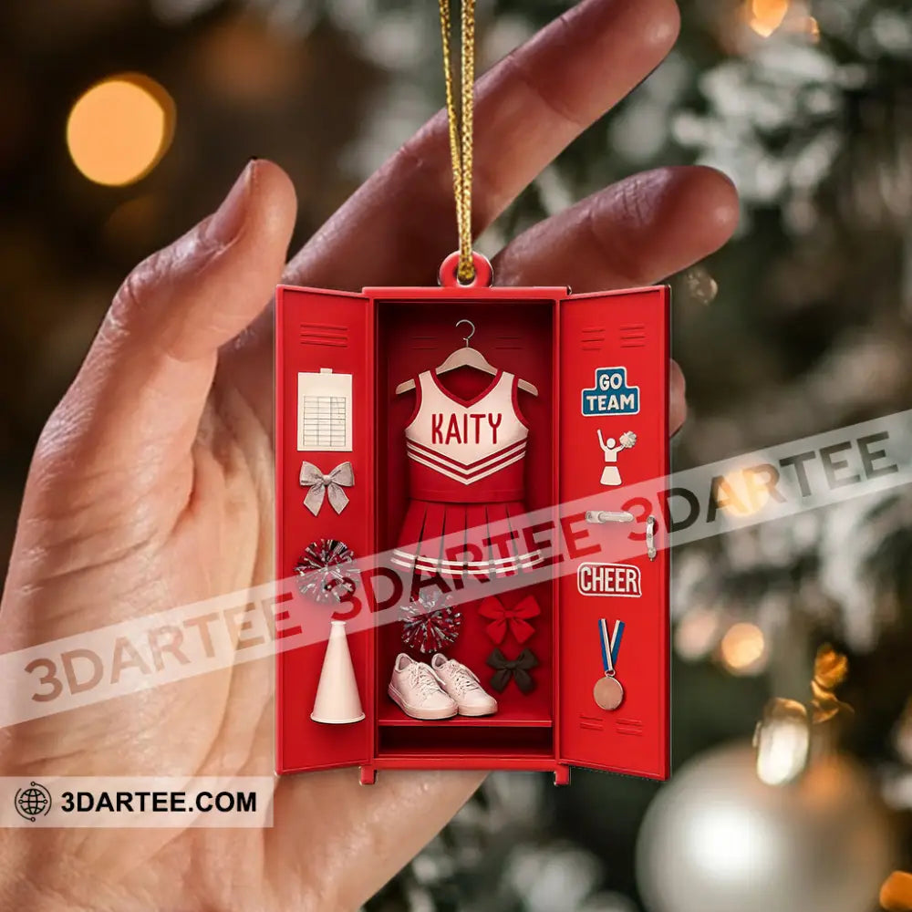Cheerleader Corner Home Decor Christmas Ornament Personalized Ornament Ornament