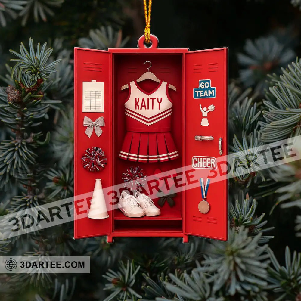 Cheerleader Corner Home Decor Christmas Ornament Personalized Ornament Ornament
