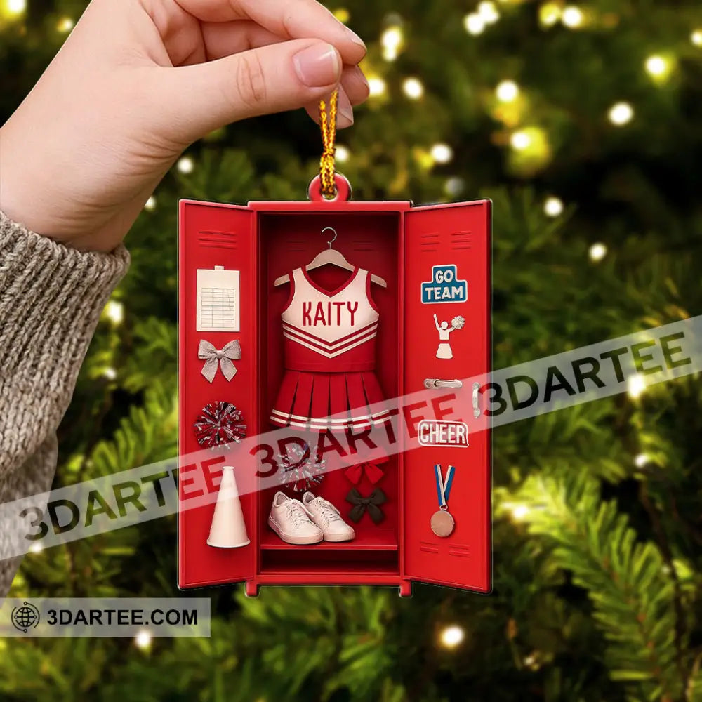 Cheerleader Corner Home Decor Christmas Ornament Personalized Ornament Ornament