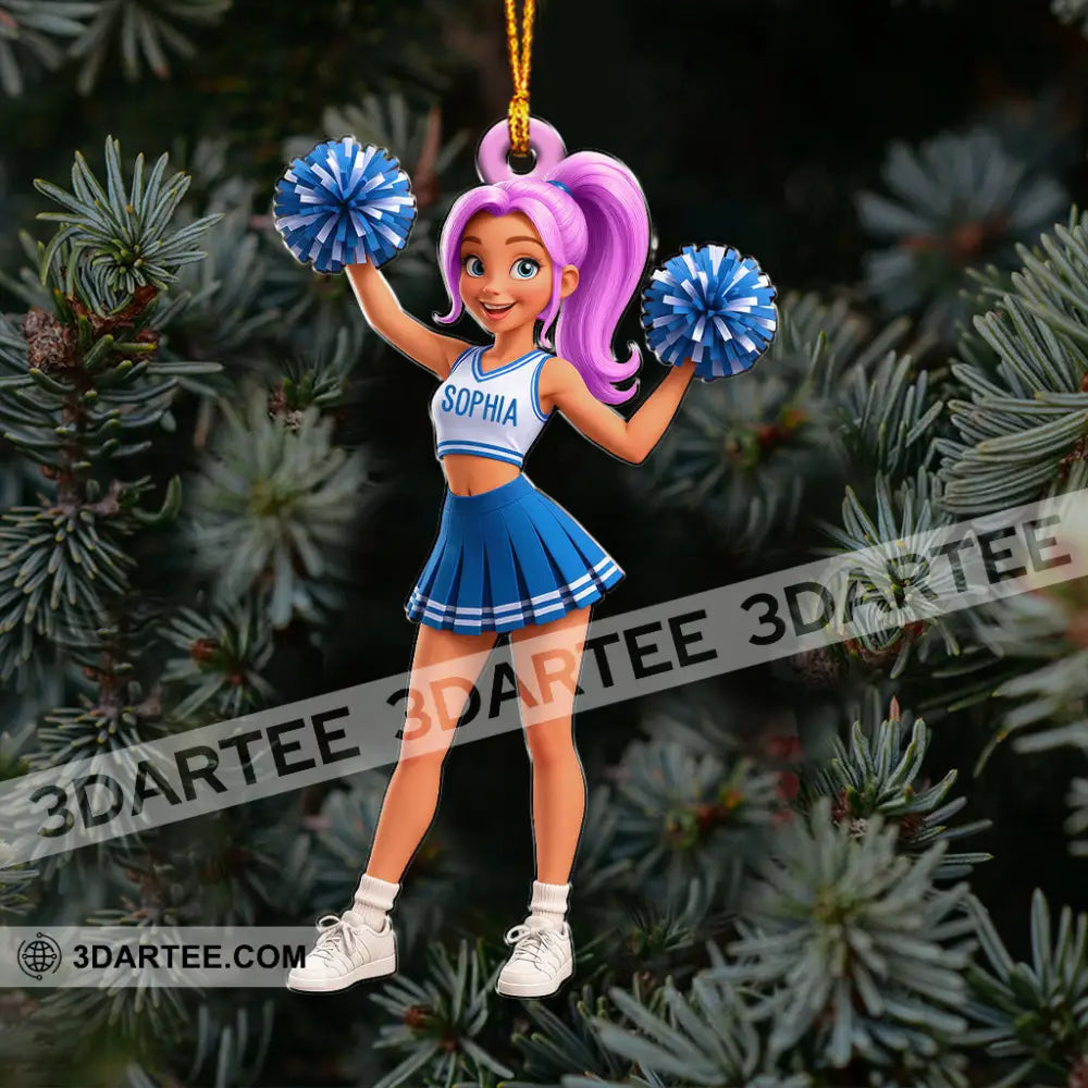 Cheerleader Home Decor Christmas Ornament Personalized Ornament Ornament