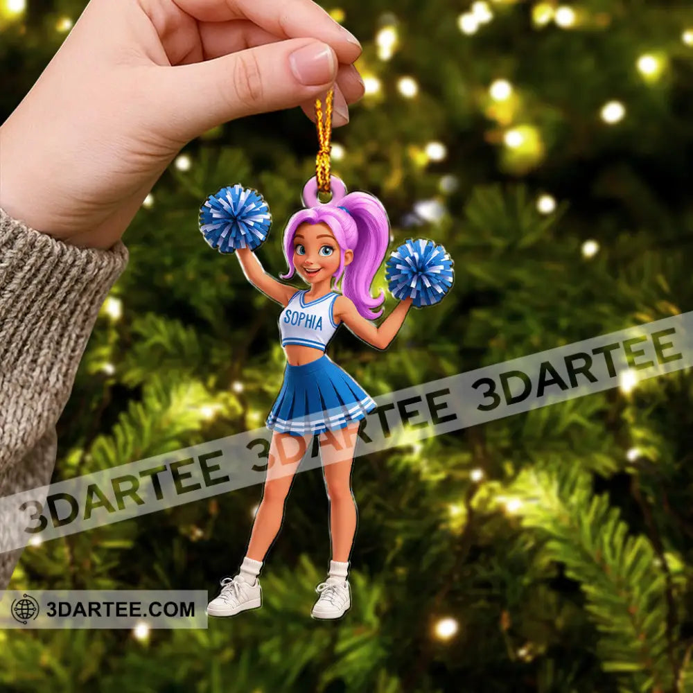 Cheerleader Home Decor Christmas Ornament Personalized Ornament Ornament