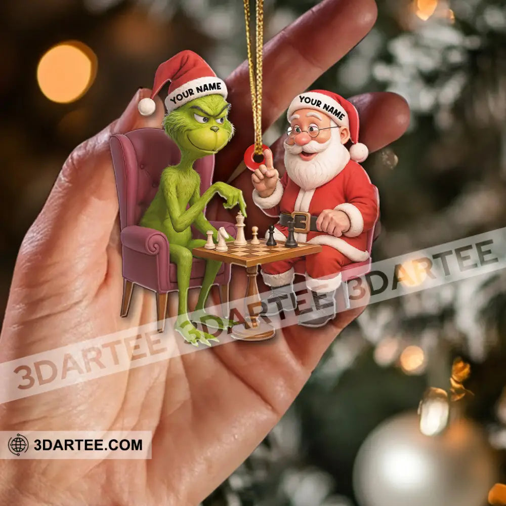 Chess Partner Home Decor Christmas Ornament Personalized Ornament Ornament