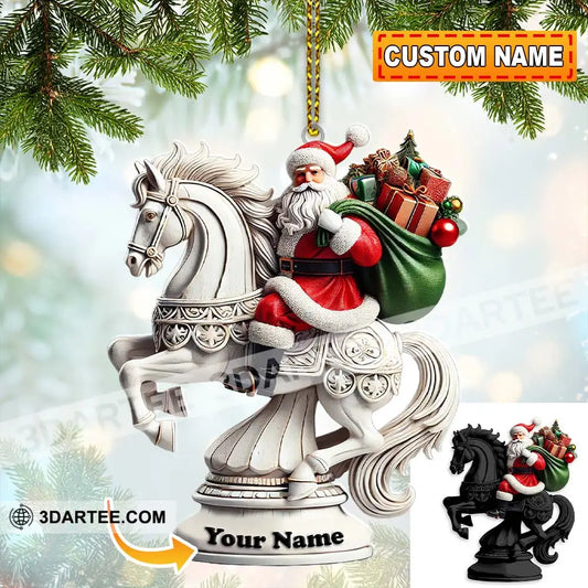 Chess Santa Christmas Ornament Personalized Ornament Ornament