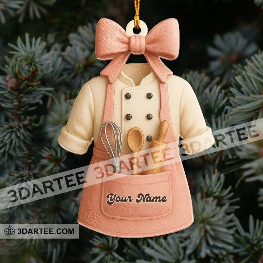 Christmas Baker Home Decor Christmas Ornament Personalized Ornament Ornament