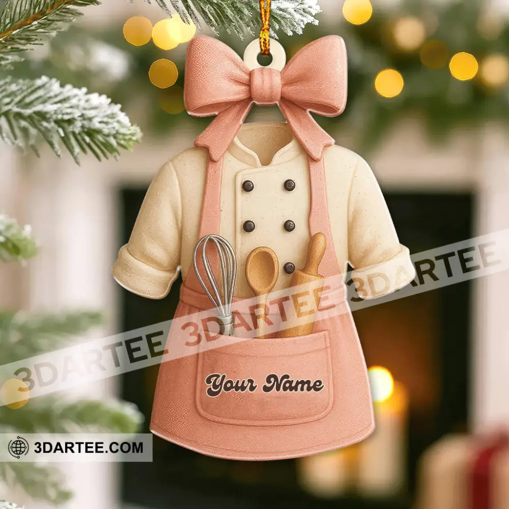 Christmas Baker Home Decor Christmas Ornament Personalized Ornament Ornament