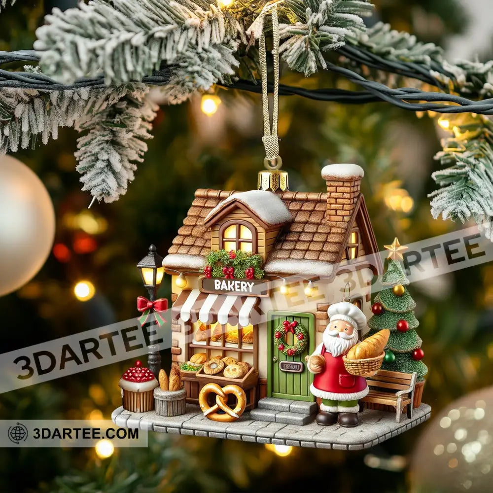 Christmas Bakery Shop Home Decor Christmas Ornament Personalized Ornament Ornament