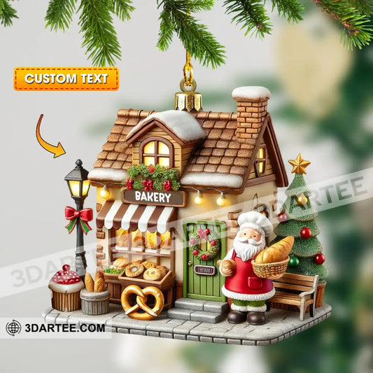 Christmas Bakery Shop Home Decor Christmas Ornament Personalized Ornament 3.54’’ / 1 Ornament Ornament