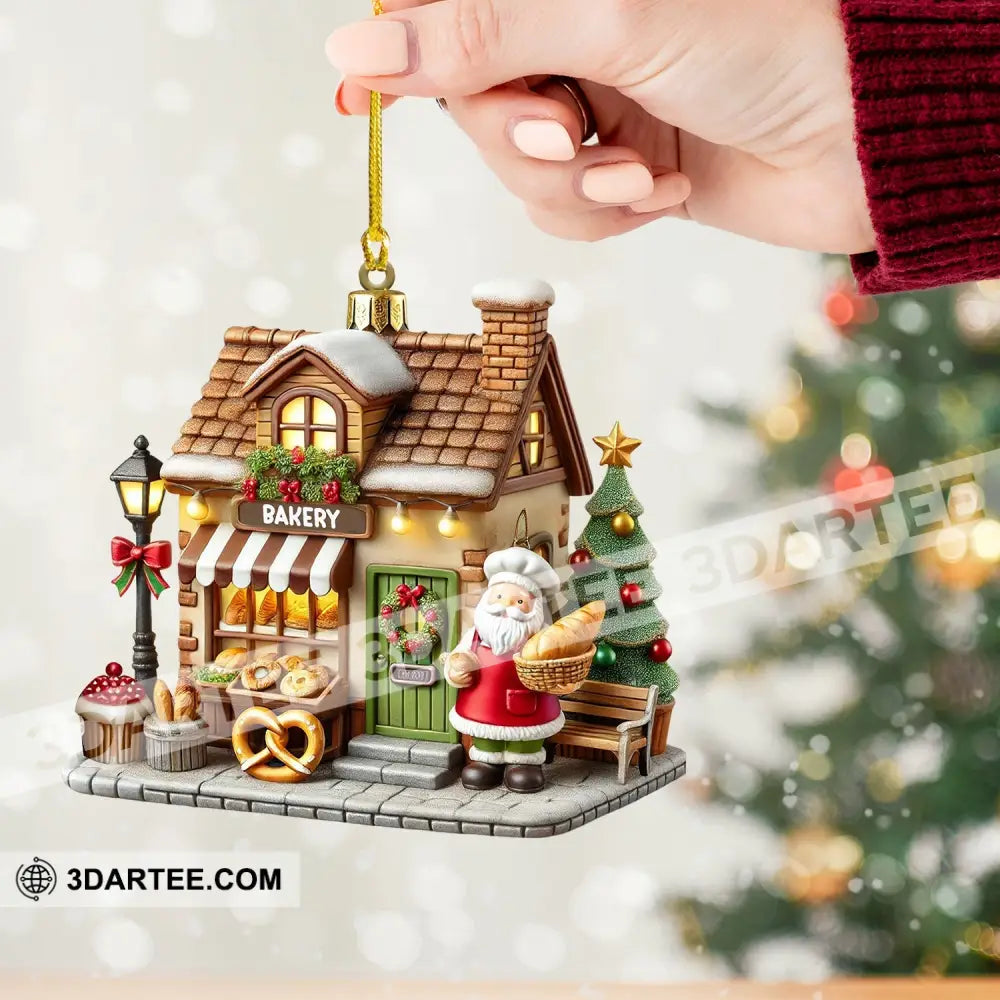 Christmas Bakery Shop Home Decor Christmas Ornament Personalized Ornament Ornament