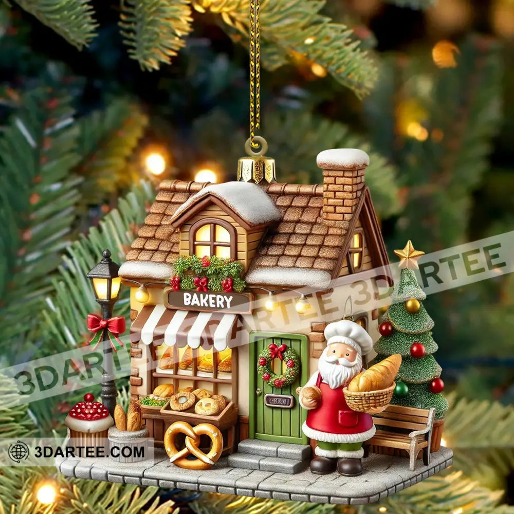Christmas Bakery Shop Home Decor Christmas Ornament Personalized Ornament Ornament