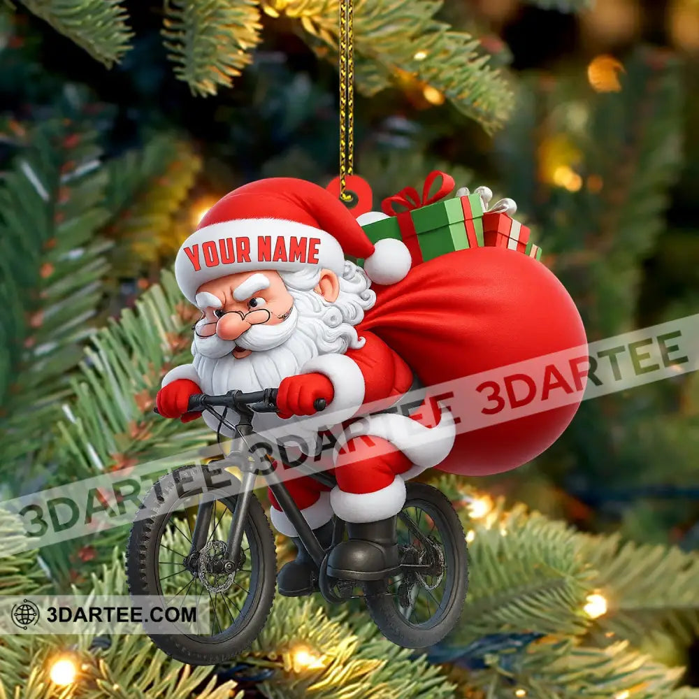 Christmas Bicycle Home Decor Christmas Ornament Personalized Ornament Ornament