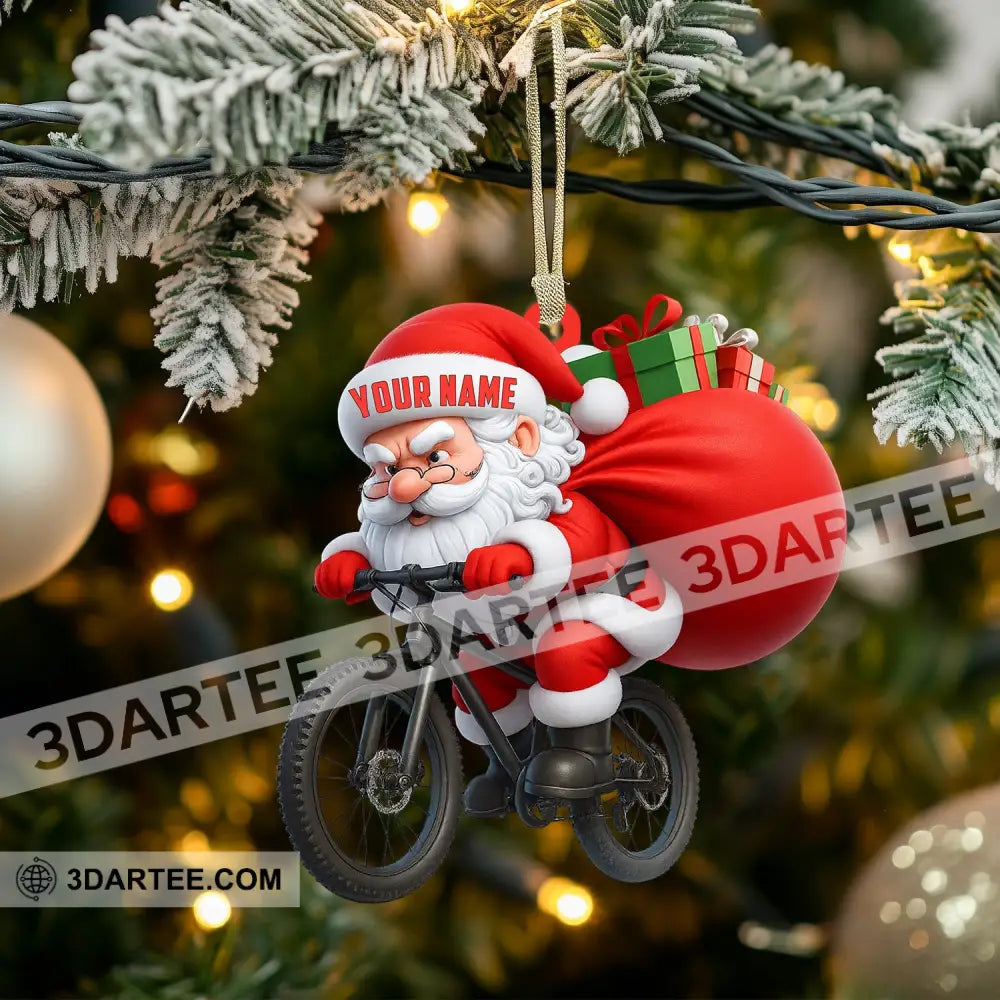 Christmas Bicycle Home Decor Christmas Ornament Personalized Ornament Ornament